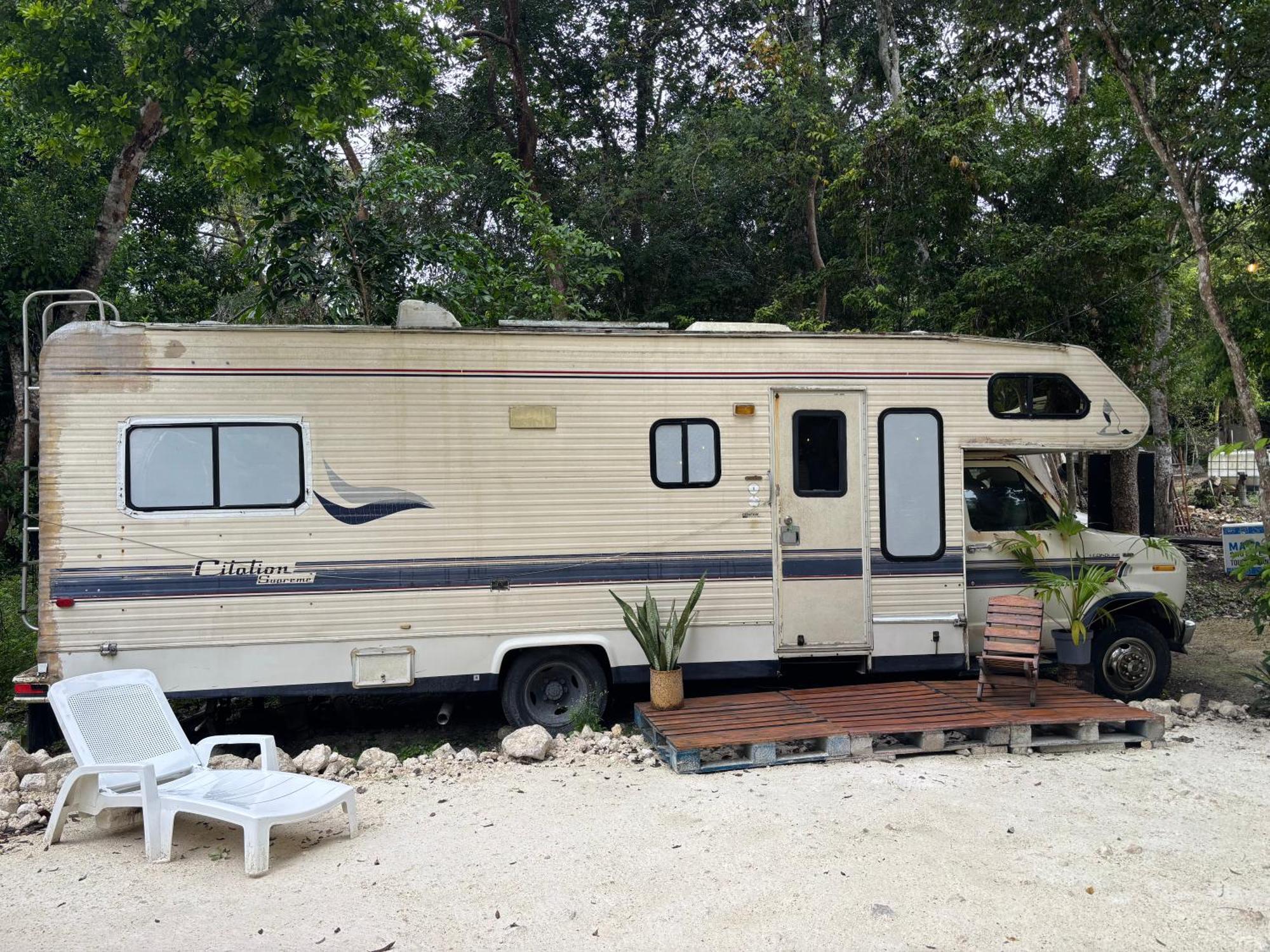 Momotoh Camper Otel Xpujil Dış mekan fotoğraf